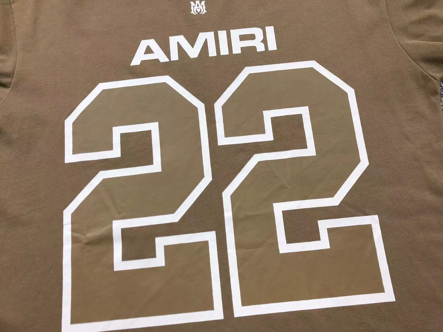 AMIRI Football 22 Tee - (BROWN)