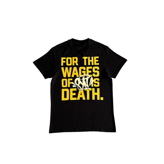 Syna World Wages Tee Black