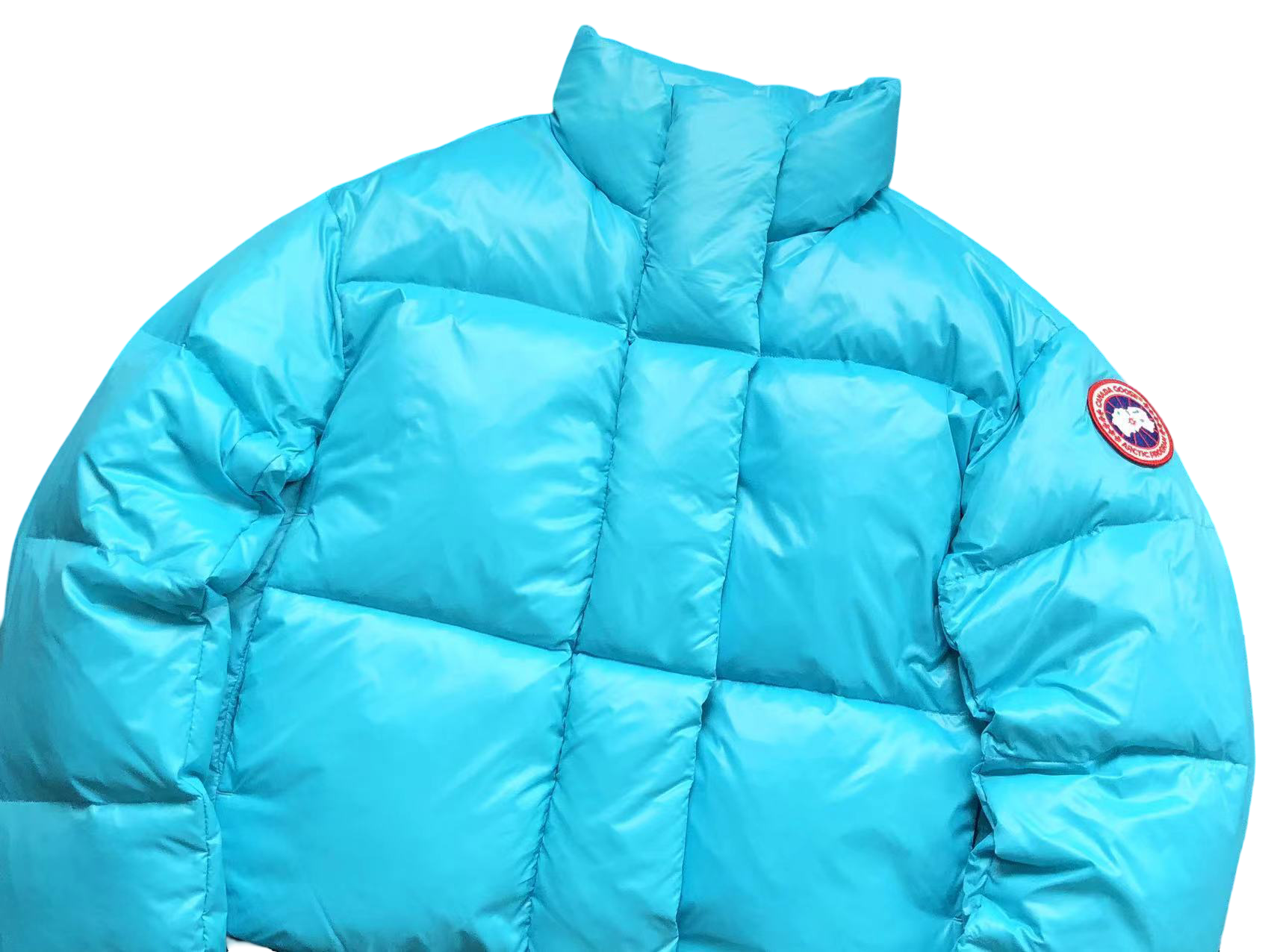 Canada Goose Cypress Cropped Down Jacket Blue