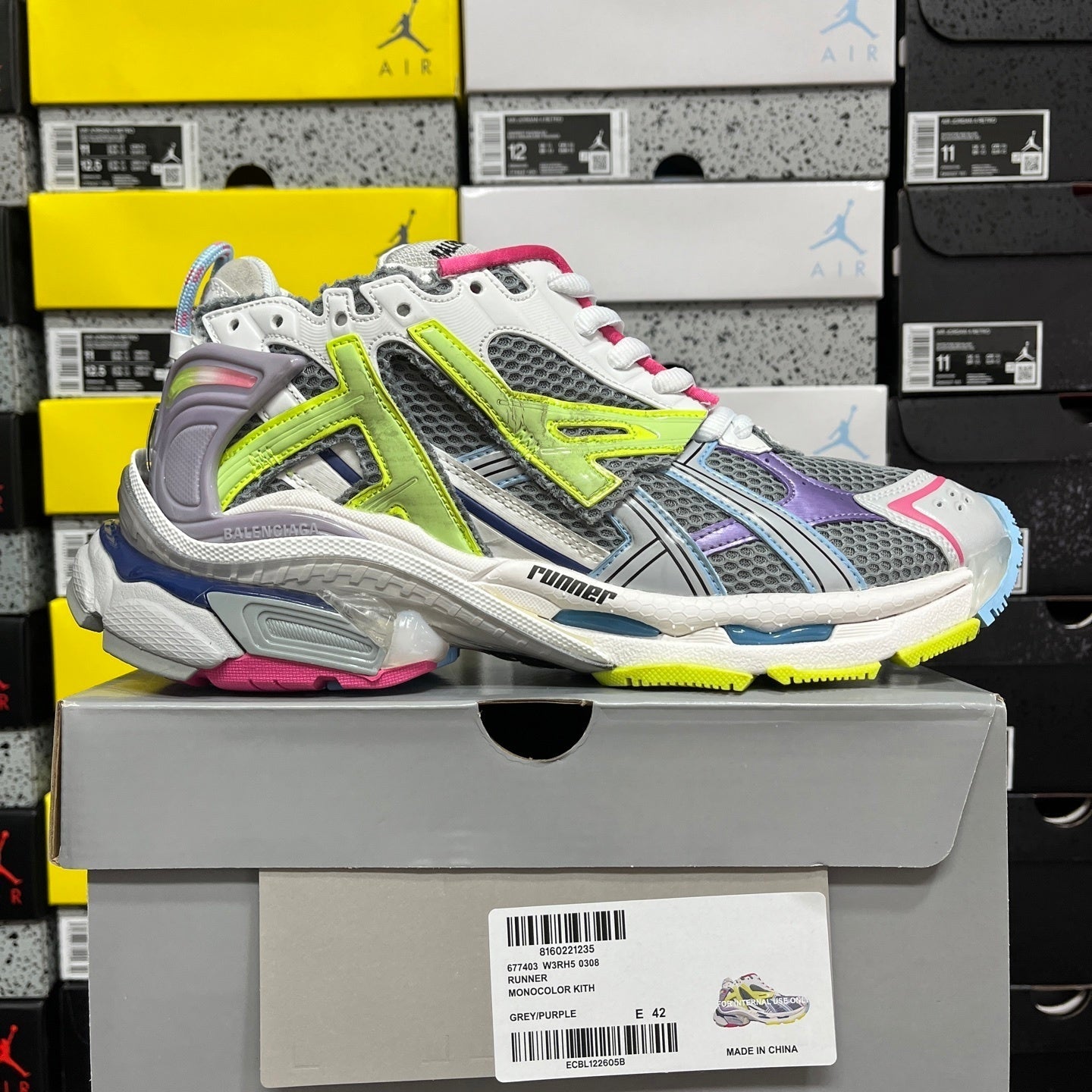 Balenciaga Runner 7.0 White Multicolor