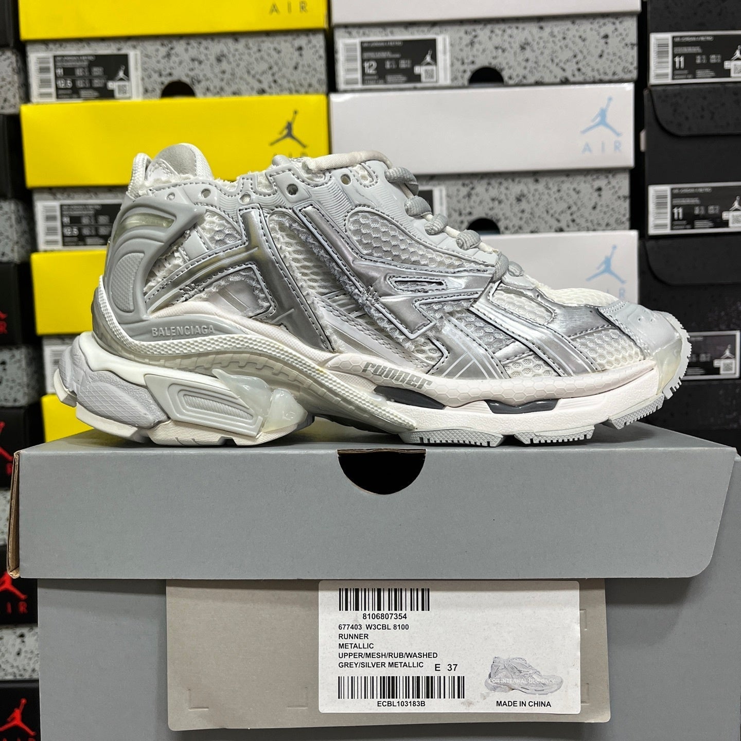 Balenciaga Runner 7.0 Grey White