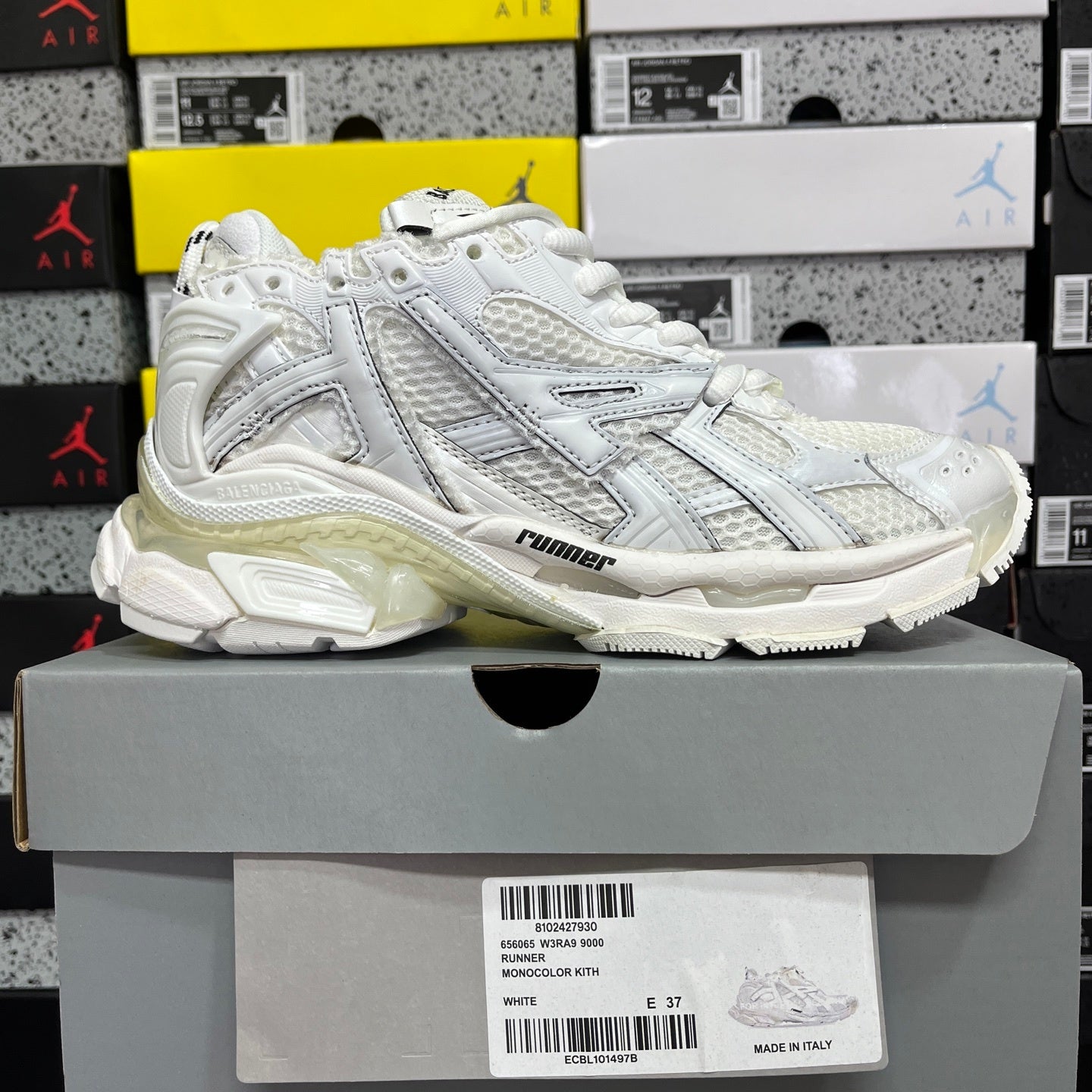Balenciaga Runner 7.0 White Light Grey