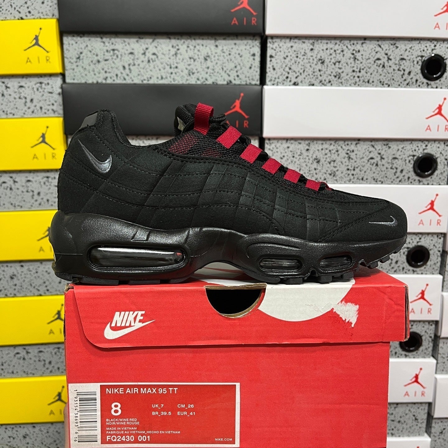 Nike Air Max 95 Black Gym Red