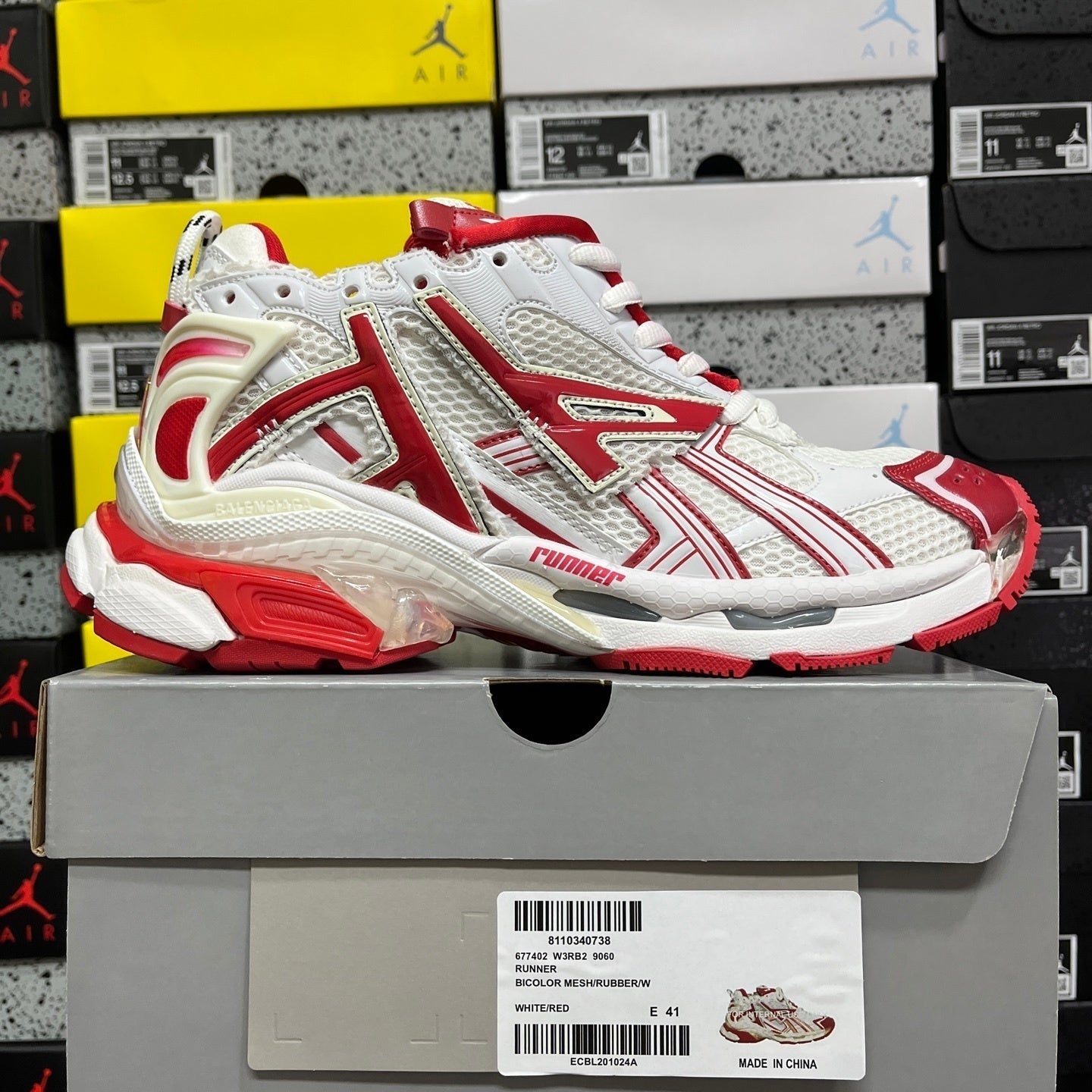 Balenciaga Runner 7.0 White Red