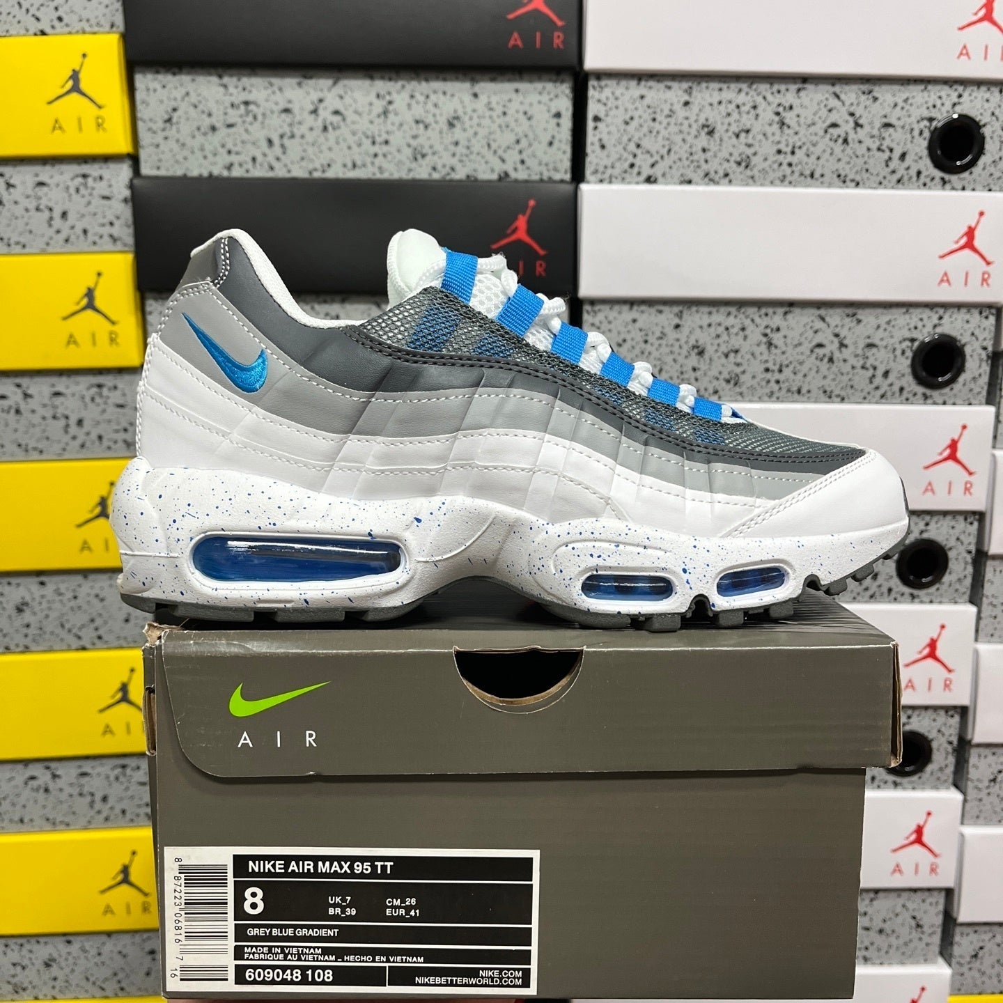 Nike Air Max 95 White Hyper Cobalt