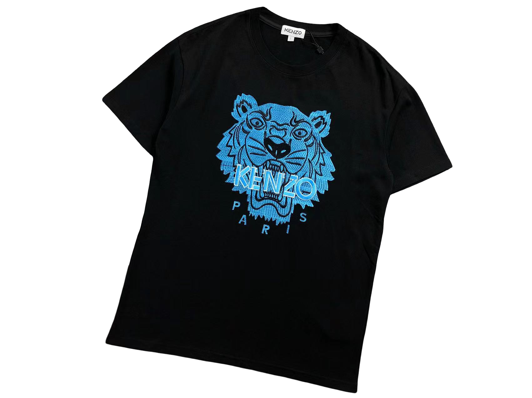 KENZO Tiger Tee Black/Blue