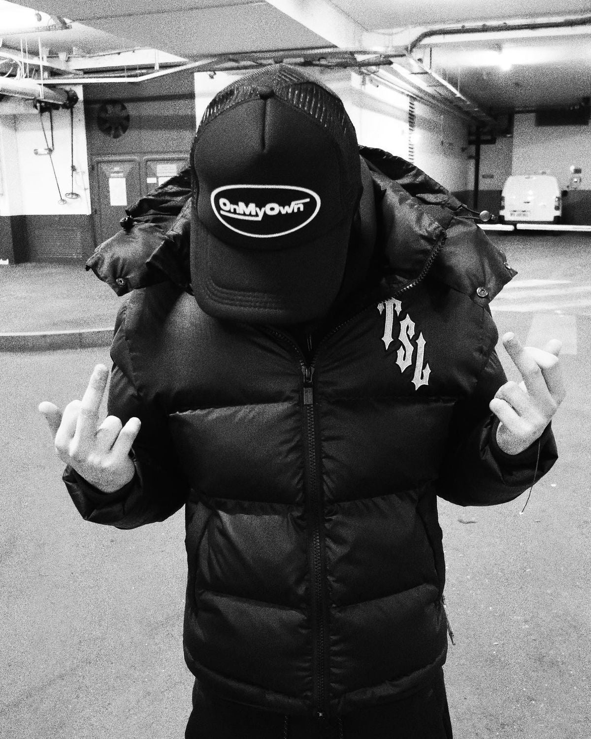 Trapstar Shooters Hooded Puffer Jacket Black/Reflective