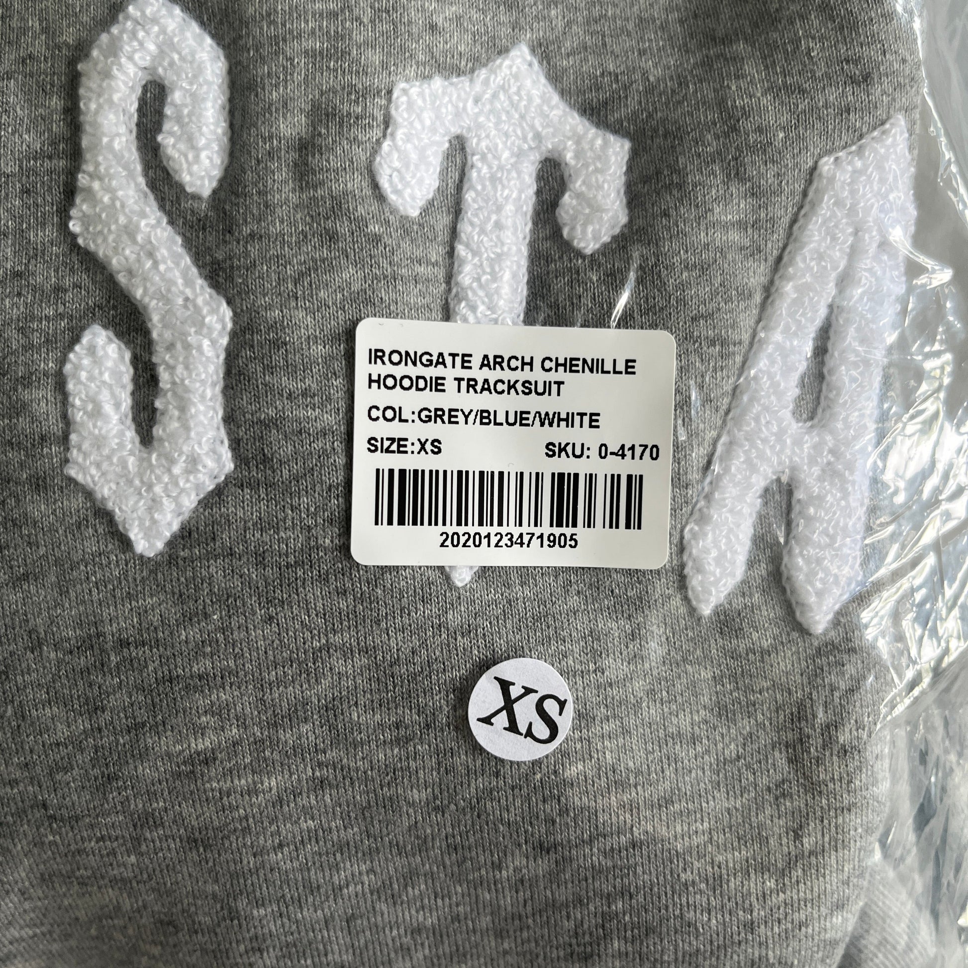 Trapstar Irongate Arch Tracksuit Grey Ice Edition