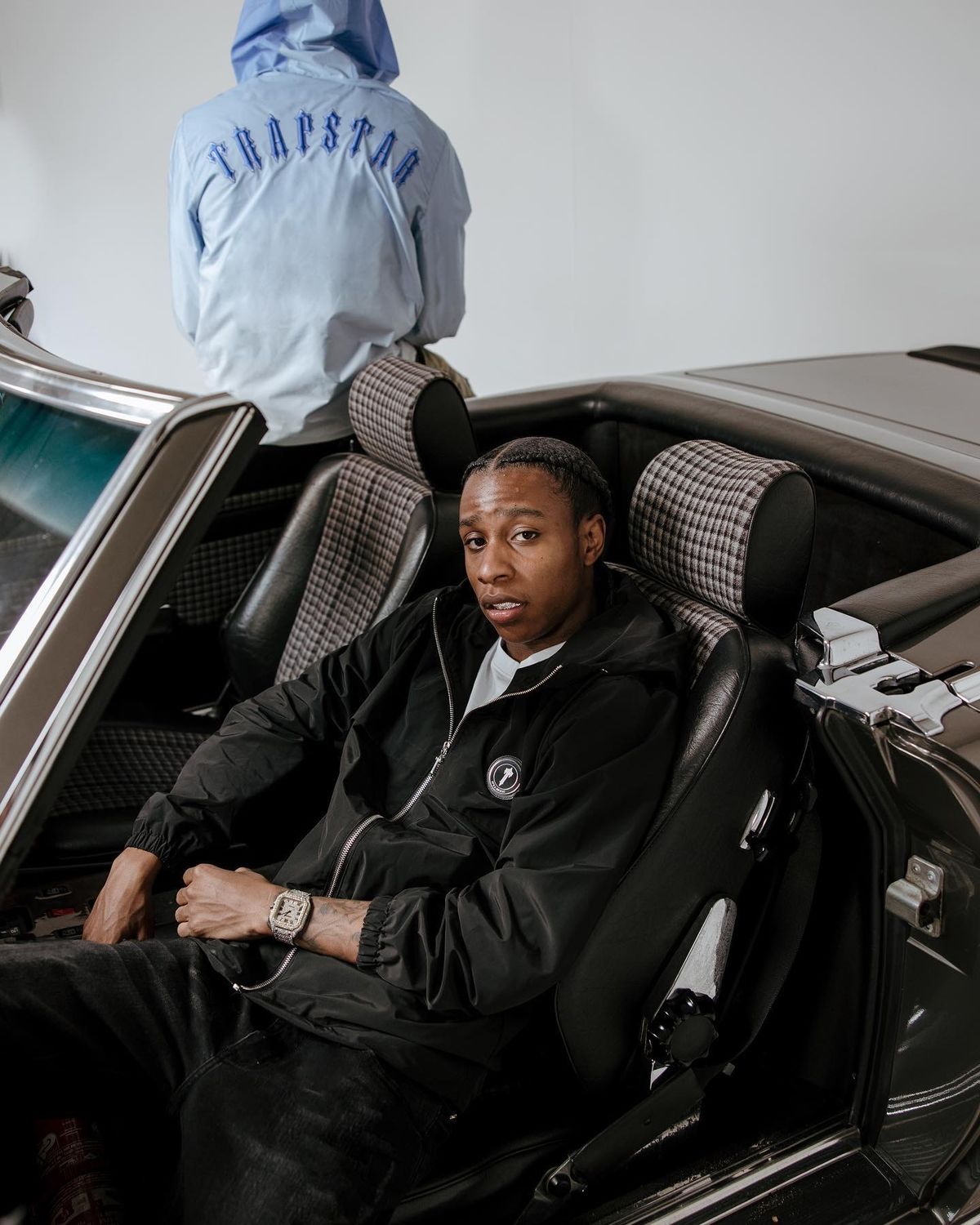 Trapstar Irongate T Windbreaker Jacket Black