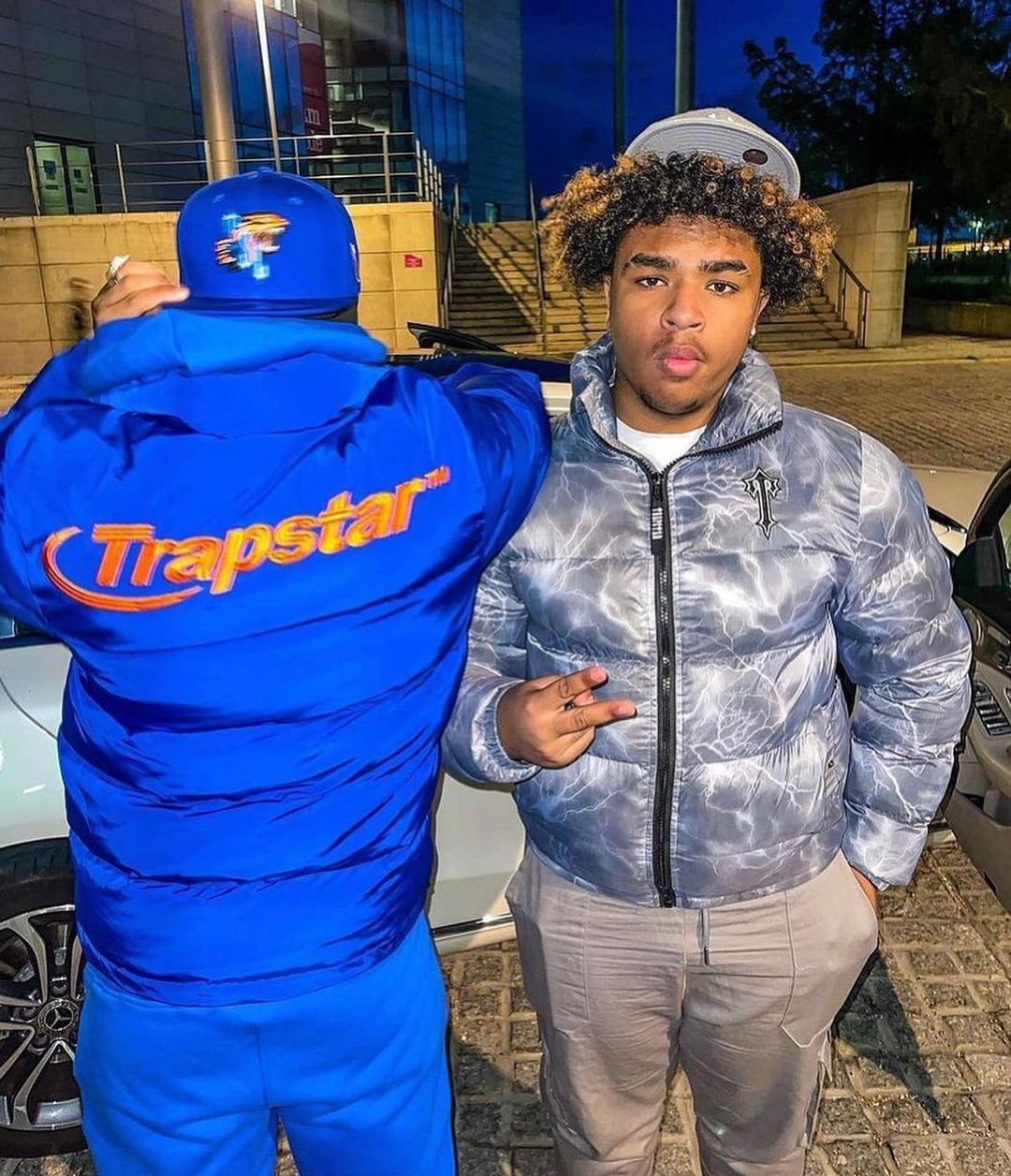 Trapstar Hyperdrive Puffer Jacket 2.0 Blue/Orange