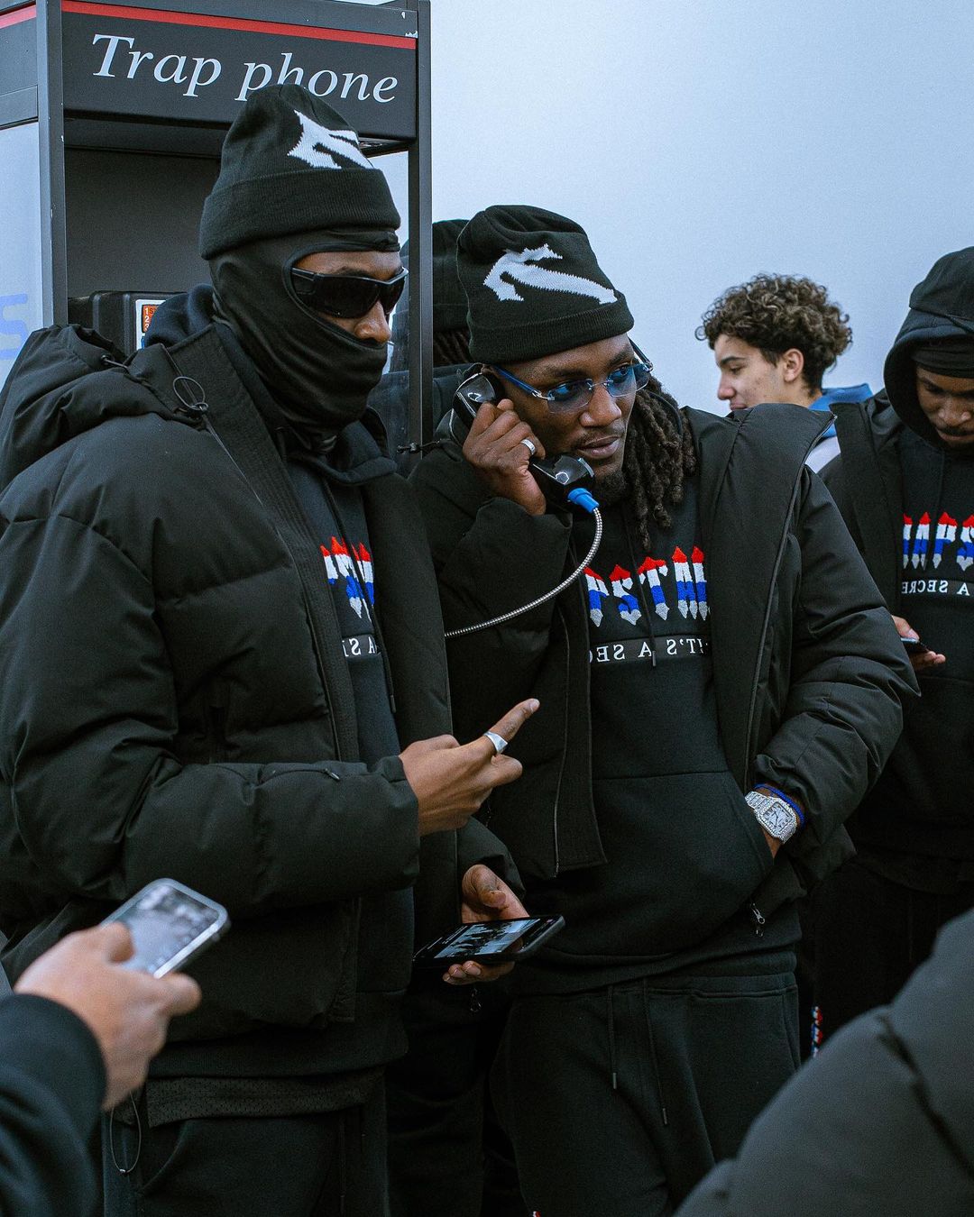 Trapstar Chenille Decoded 2.0 Hoodie Tracksuit Black Revolution Edition
