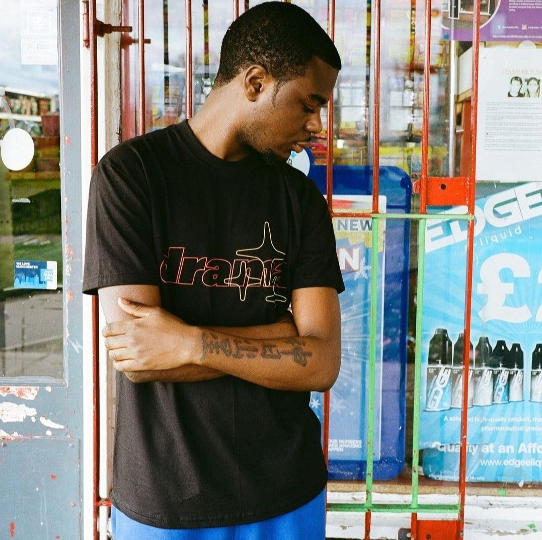 Drama Call Stars Tee Black/Red