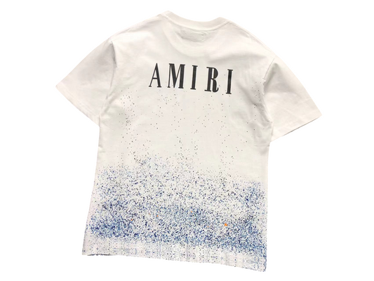 AMIRI Paint Splatter Tee White