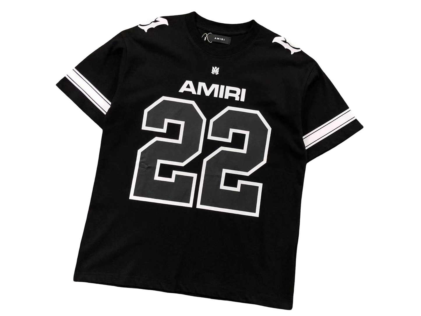 AMIRI Football 22 Tee Black