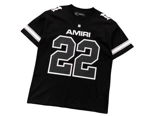 AMIRI Football 22 Tee Black
