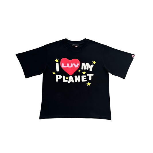 Broken Planet Luv My Planet Tee Black