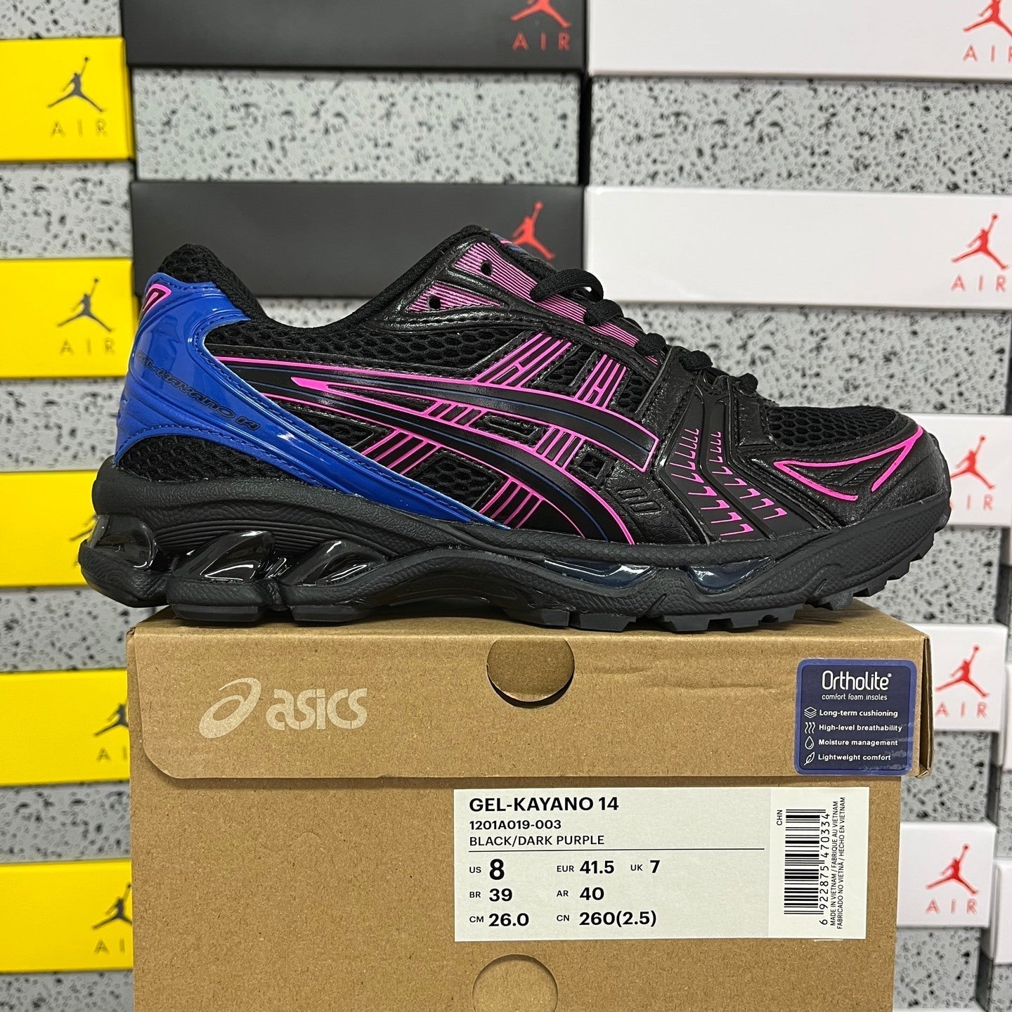 Asics Gel-Kayano 14 Black Lake Drive