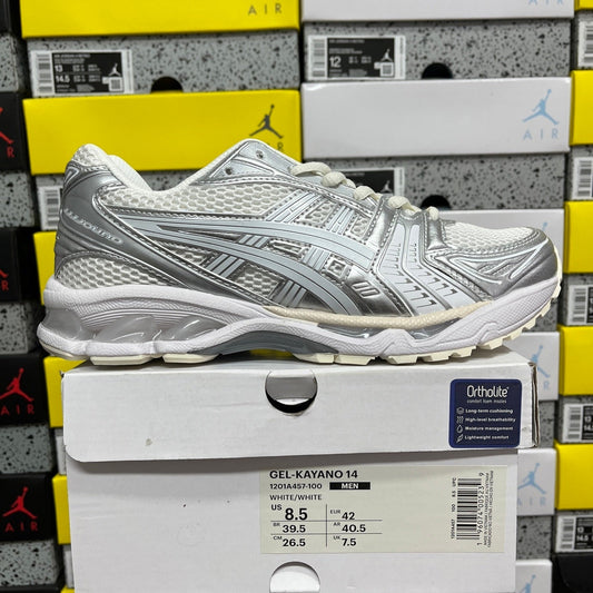 Asics Gel-Kayano 14 JJJJound Silver White