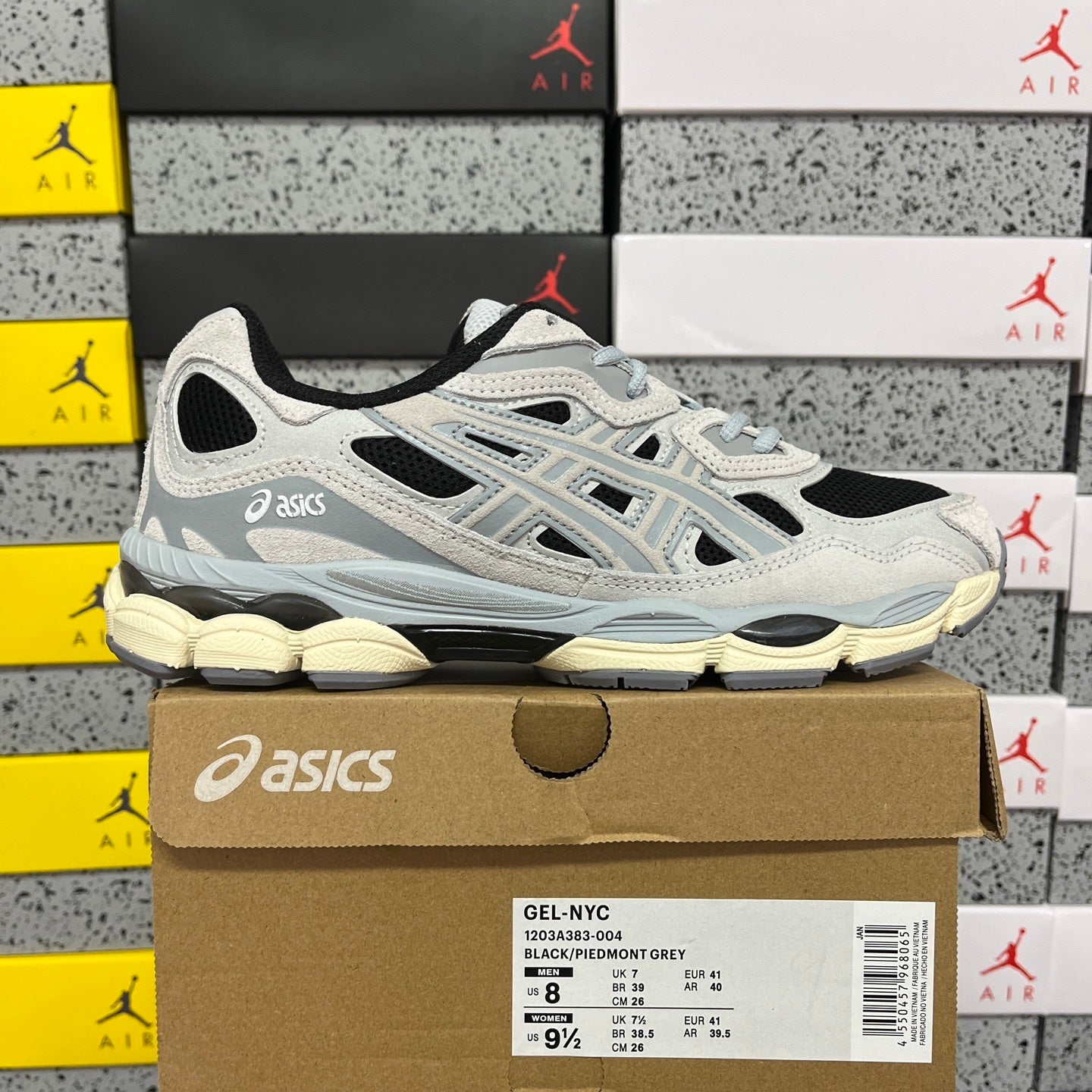 ASICS Gel-NYC Black Piedmont Grey