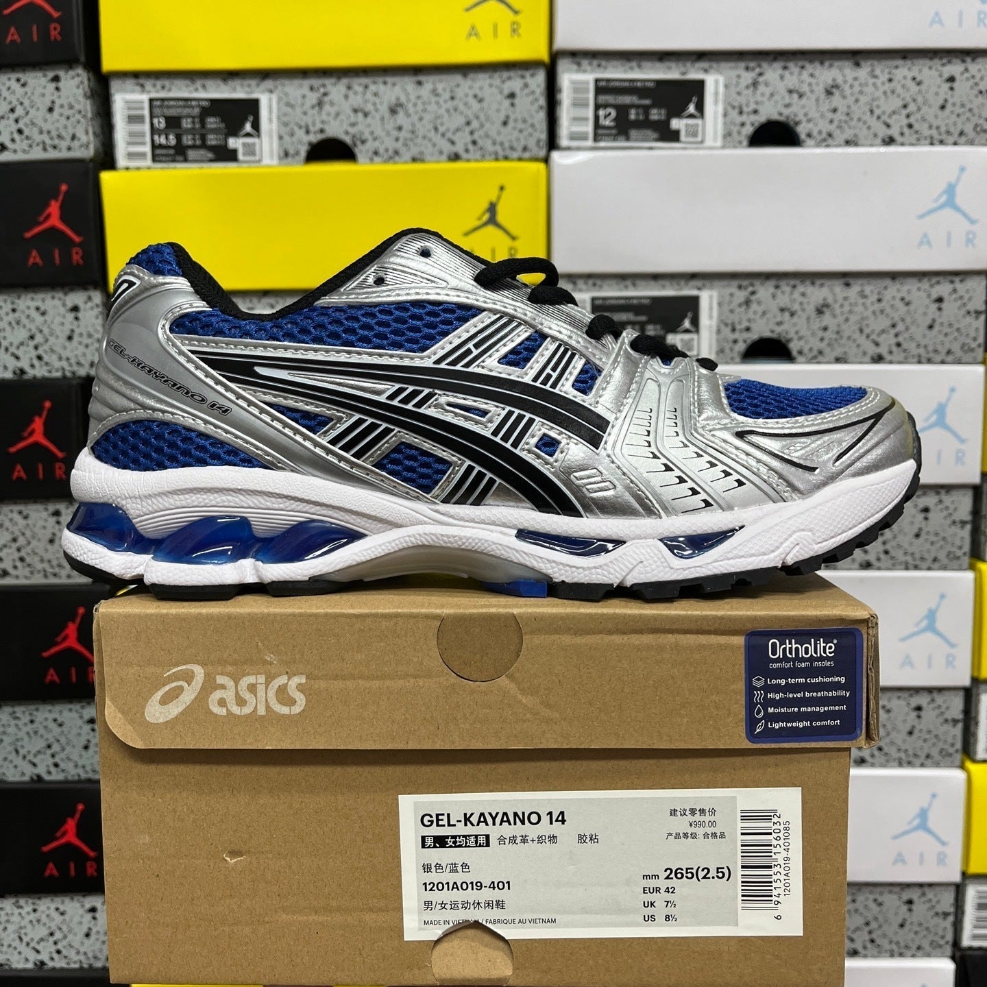Asics Gel-Kayano 14 Monaco Blue Black