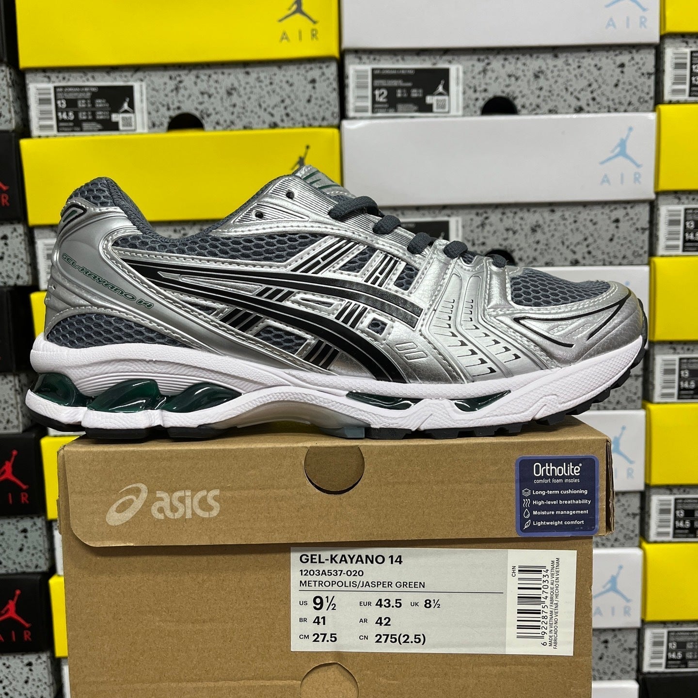 Asics Gel-Kayano 14 Metropolis Jasper Green