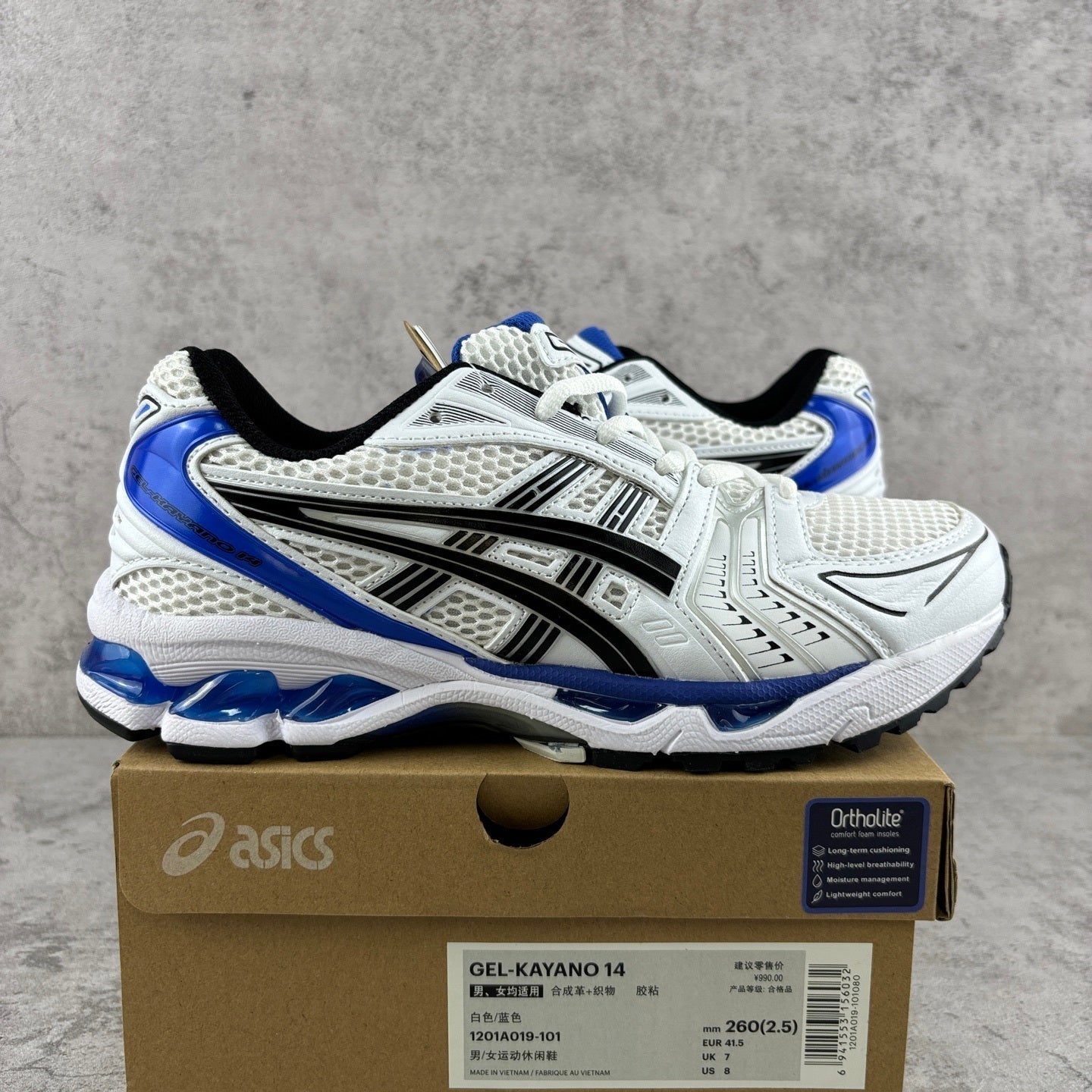 Asics Gel-Kayano 14 White Tuna Blue