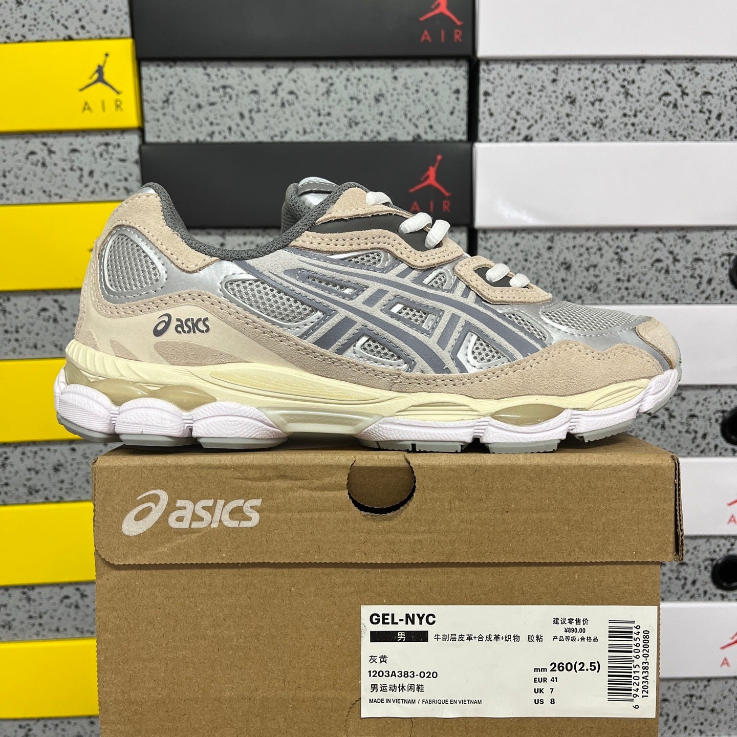 ASICS Gel-NYC Concrete Oatmeal