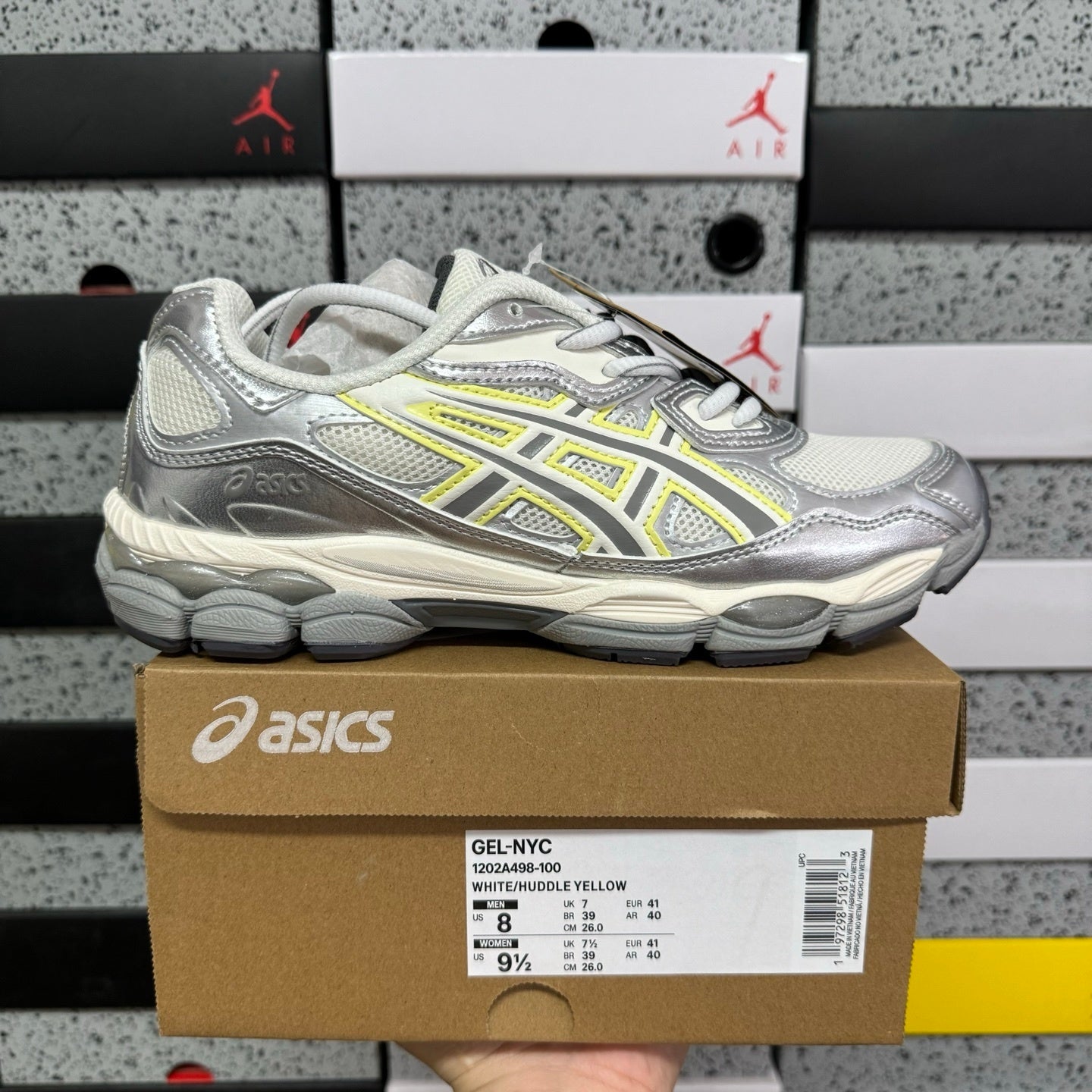 ASICS Gel-NYC EMMI White Huddle Yellow