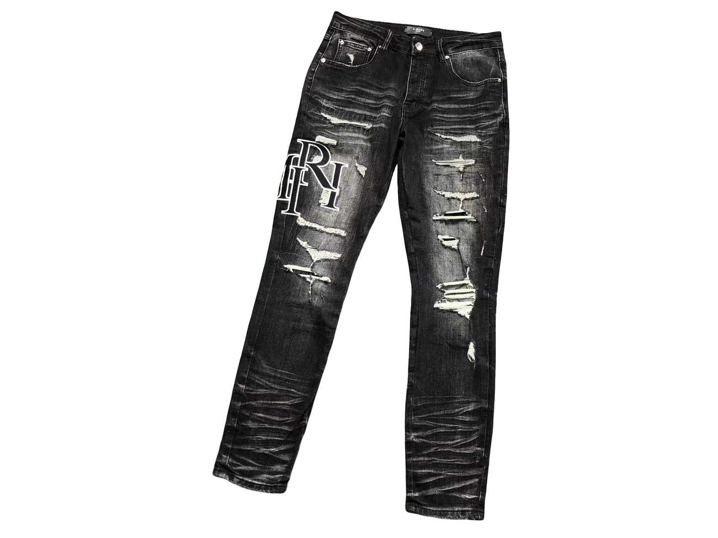 AMIRI Superimposed Denim Jeans Black