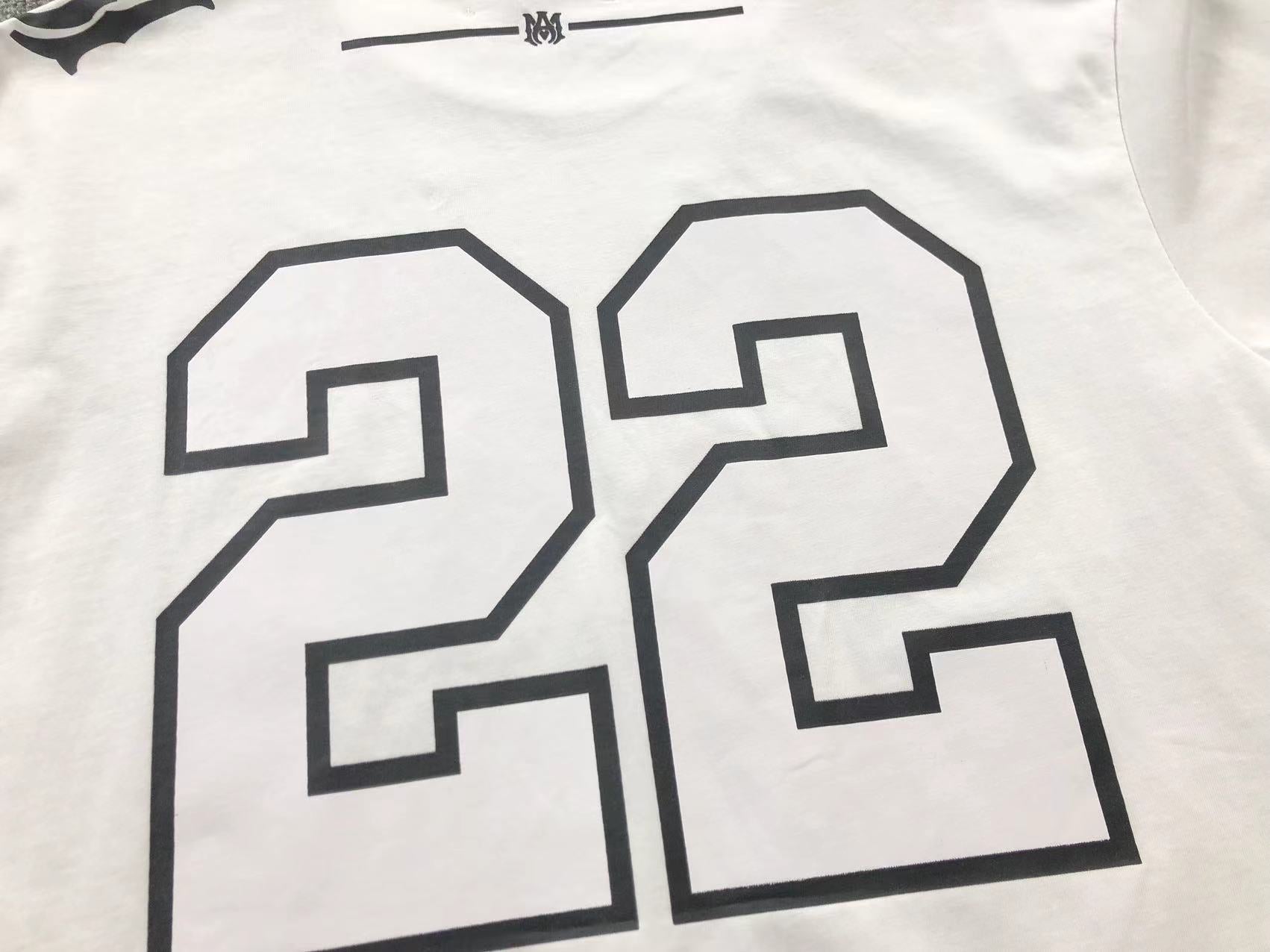 AMIRI Football 22 Tee White