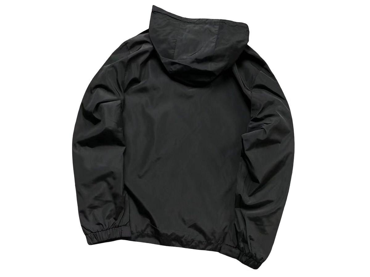 Moncler Checkered Windbreaker Black