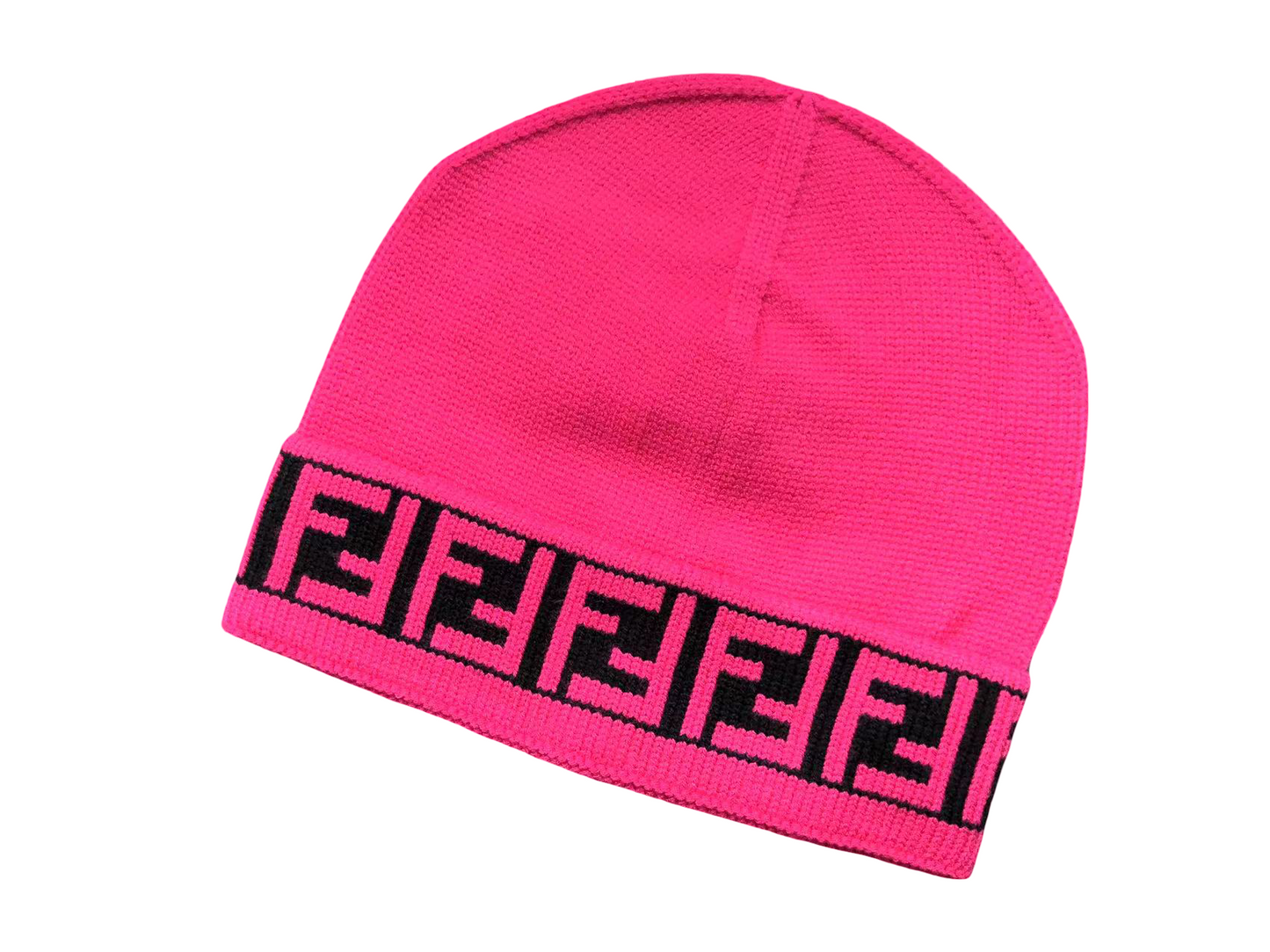 Fendi Monogram Beanie Fuchsia