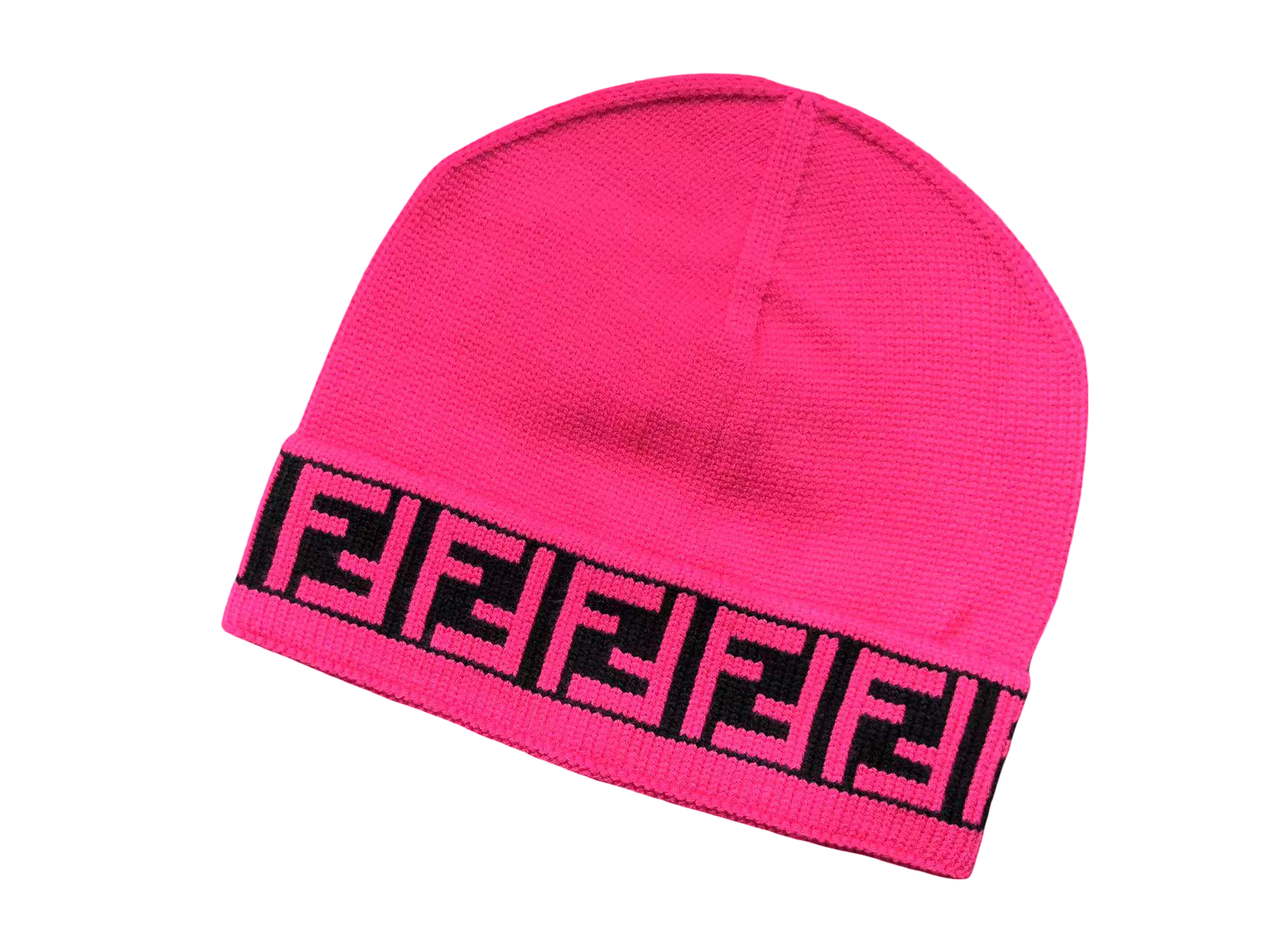 Fendi Monogram Beanie Fuchsia