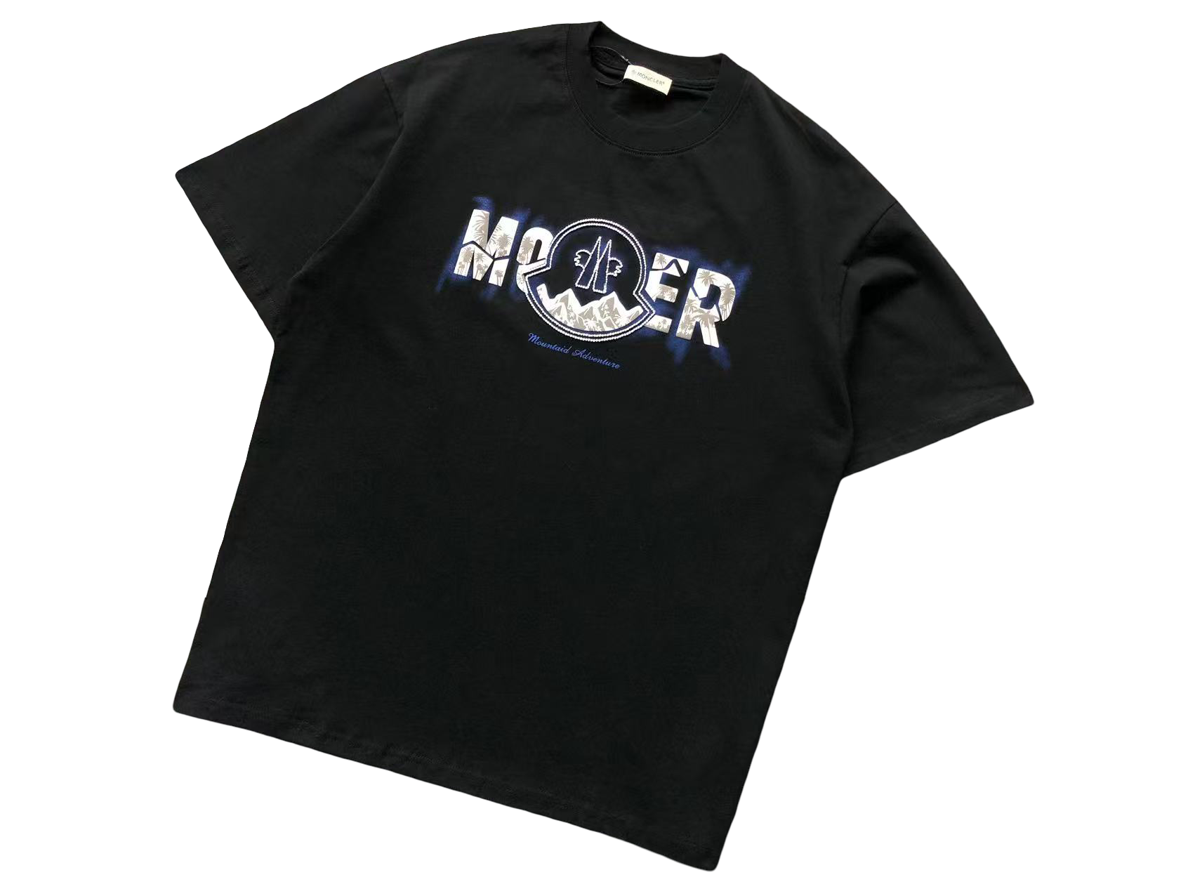 Moncler Mountains Tee Black