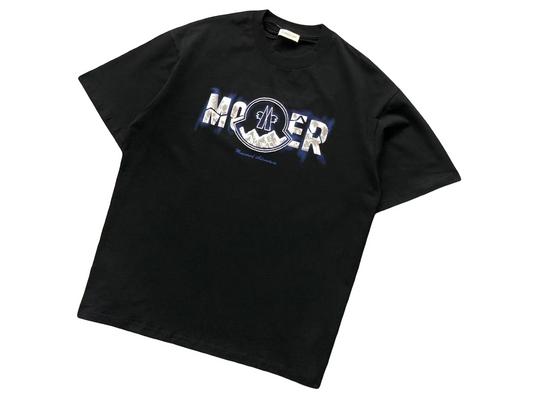Moncler Moutains Tee - (BLACK)