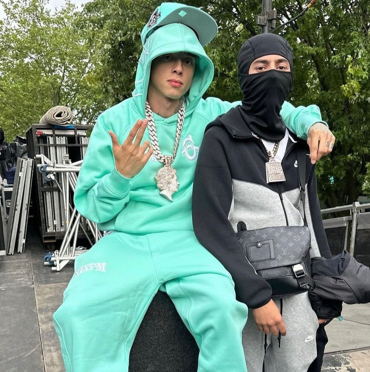 6PM Horseshoe Hoodie Green