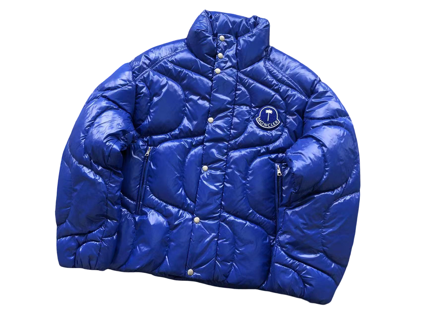 Moncler x Palm Angels Haunani Down Jacket Blue