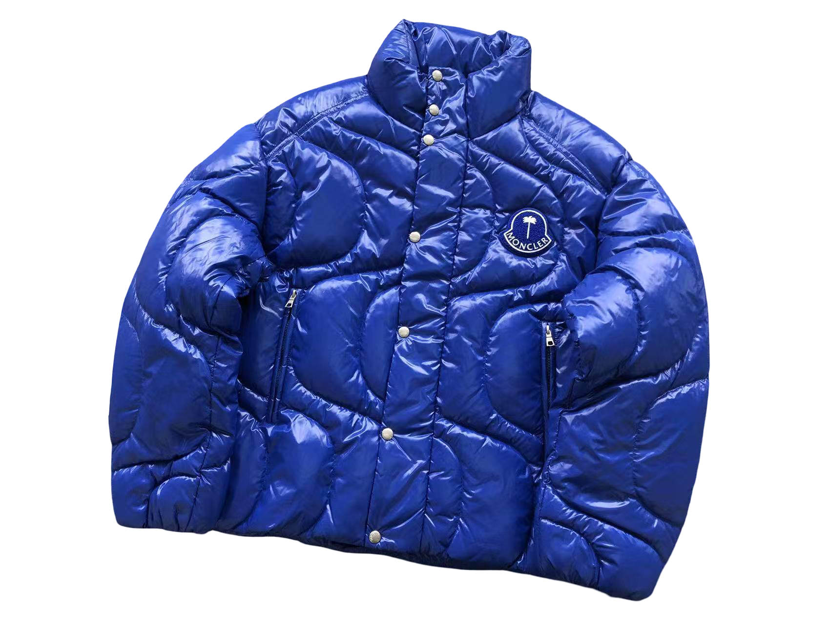 Moncler x Palm Angels Haunani Down Jacket Blue