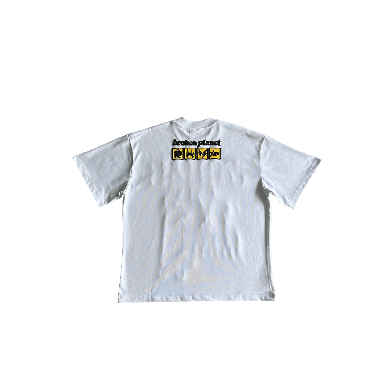 Broken Planet In Case Of Emergency Tee White