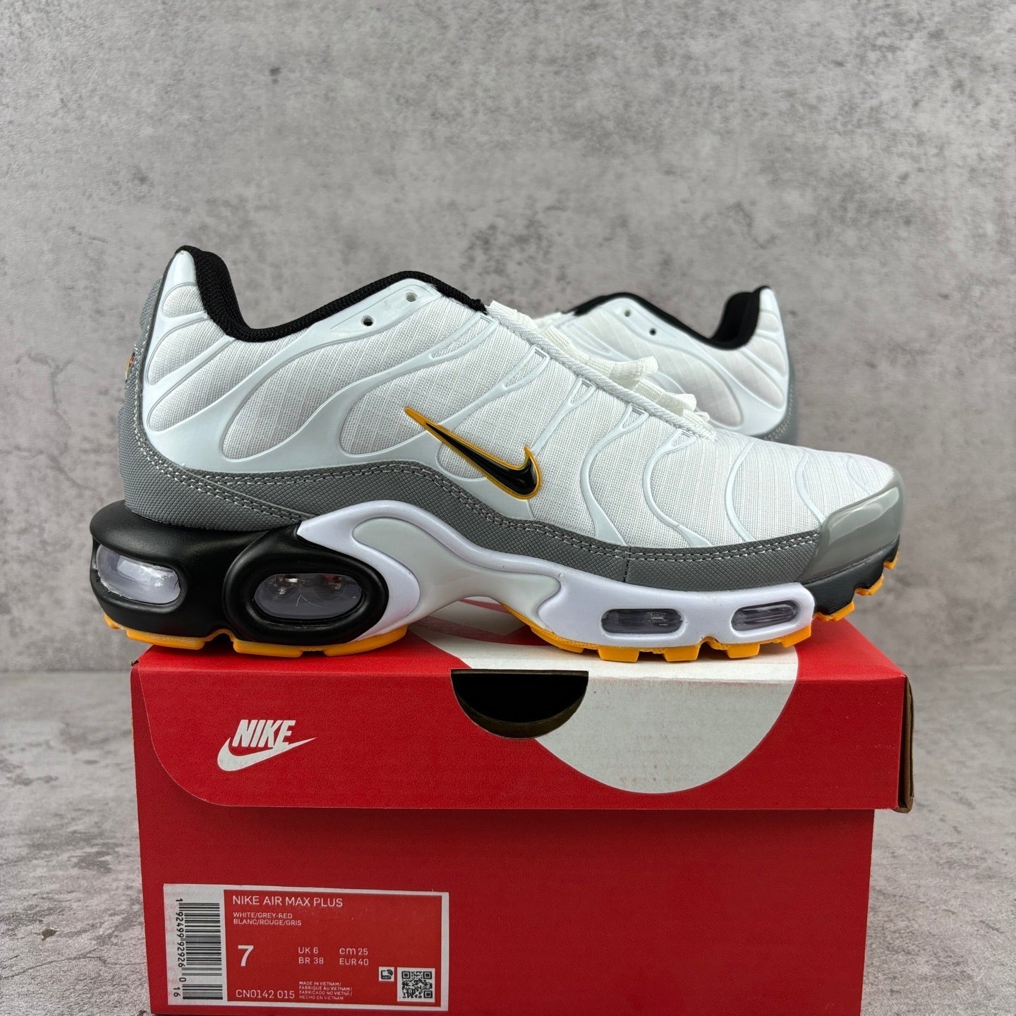 Nike Air Max Plus TN White Grey Orange