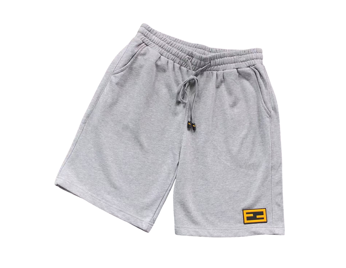 Fendi Square Shorts Grey