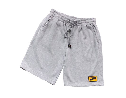 Fendi Square Shorts Grey