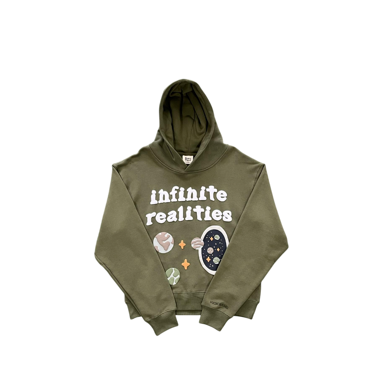 Broken Planet Infinite Realities Hoodie Khaki Green