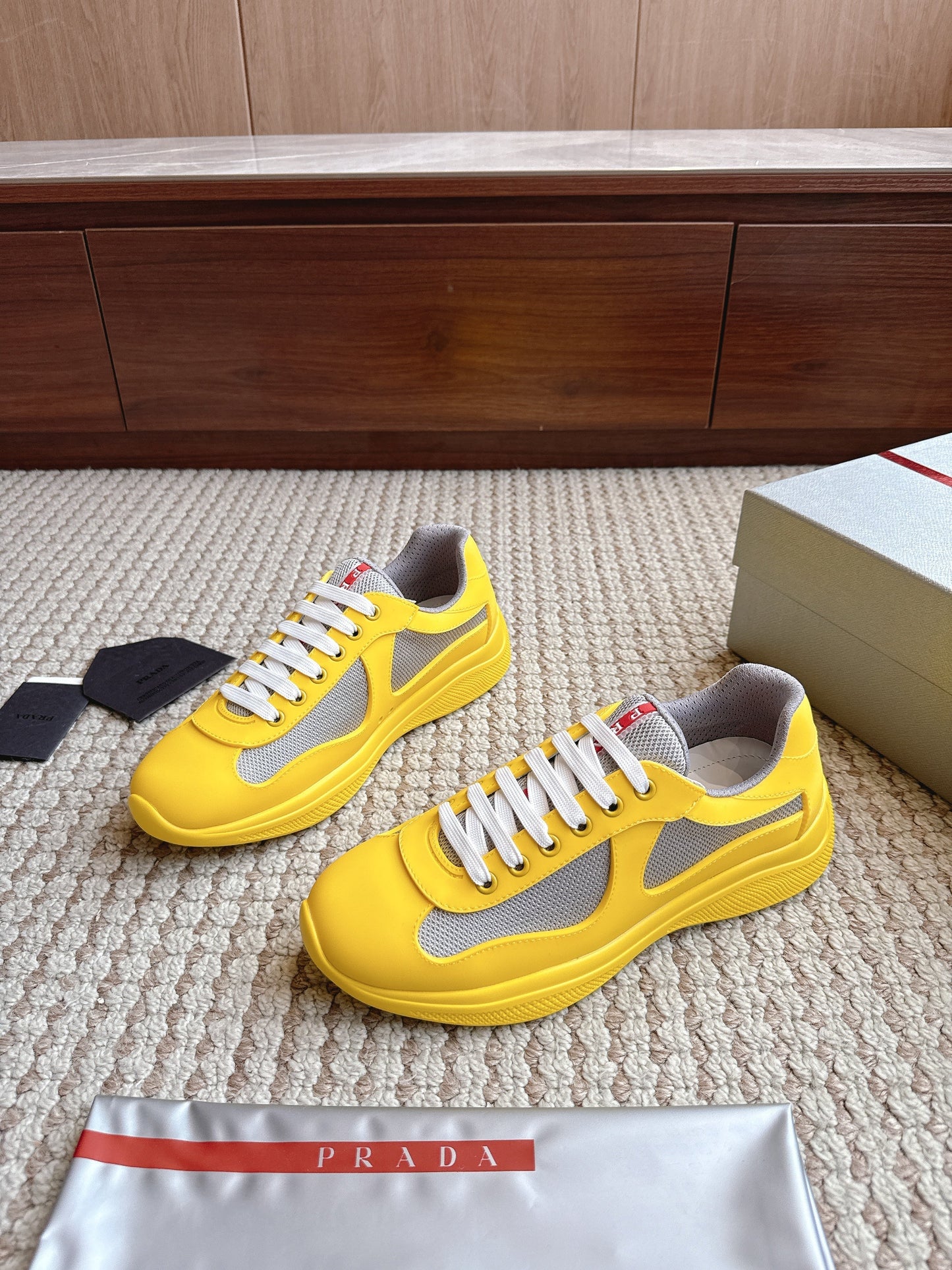 Prada America's Cup Yellow Grey