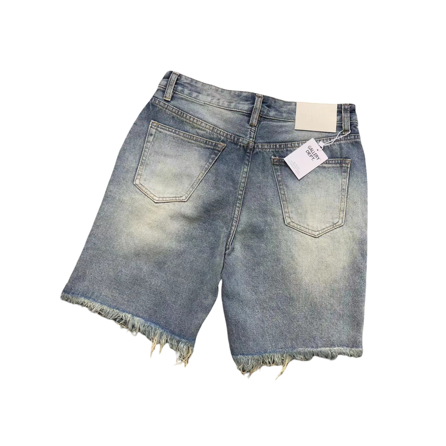 GALLERY DEPT. Ripped Jeans Short Blue