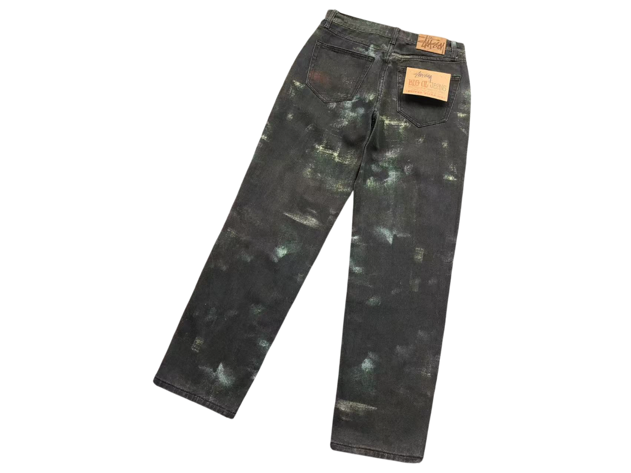 Stussy Big Ol' Paint Jeans Black