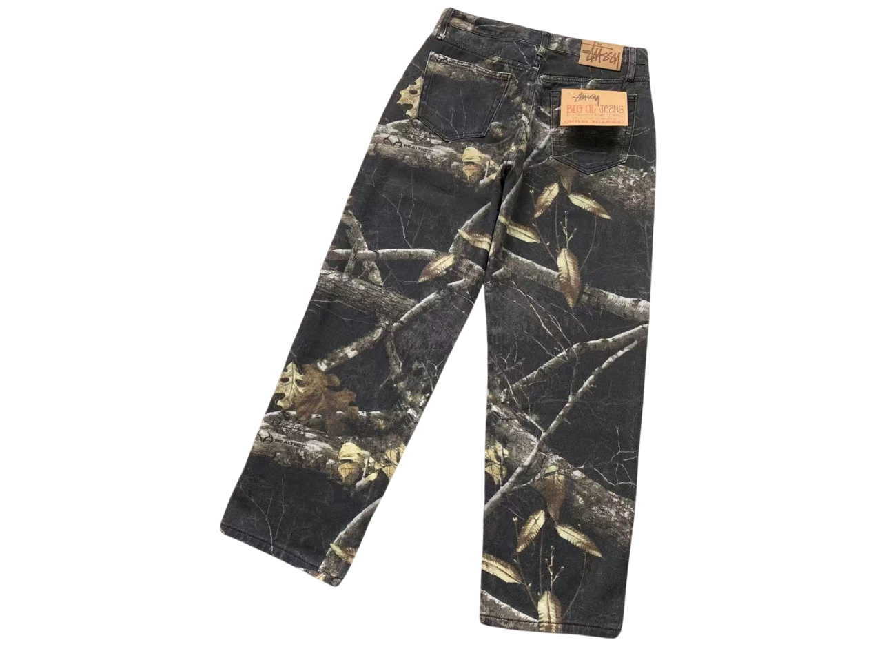 Stussy Big Ol' Leaf Jeans Black