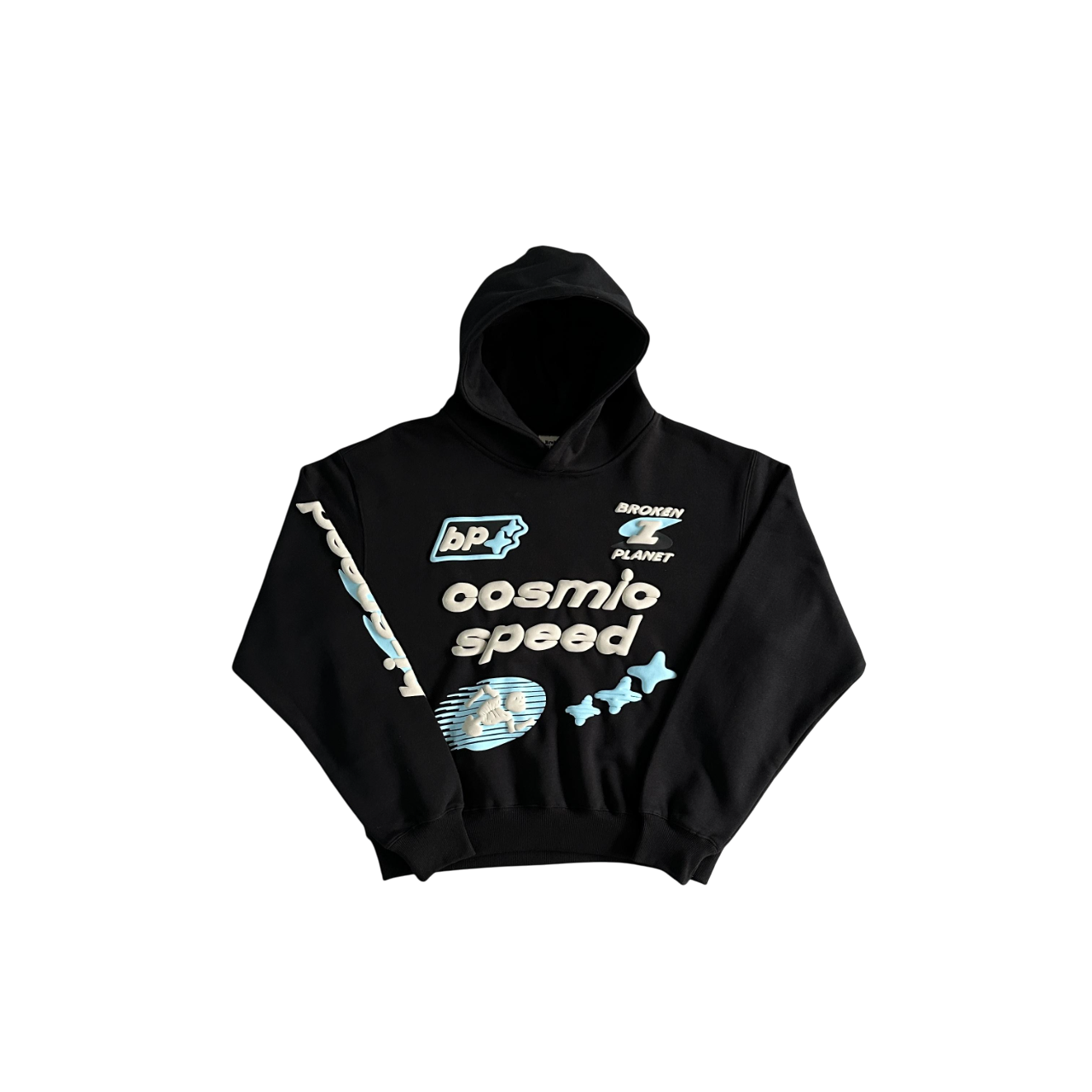 Broken Planet Cosmic Speed Hoodie Black