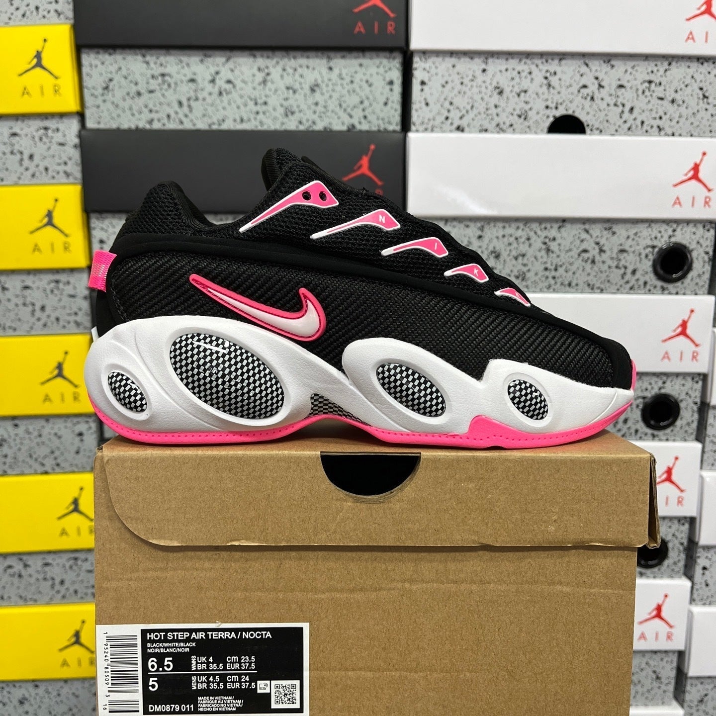 NOCTA Hot Step 1 Black/White/Fuchsia
