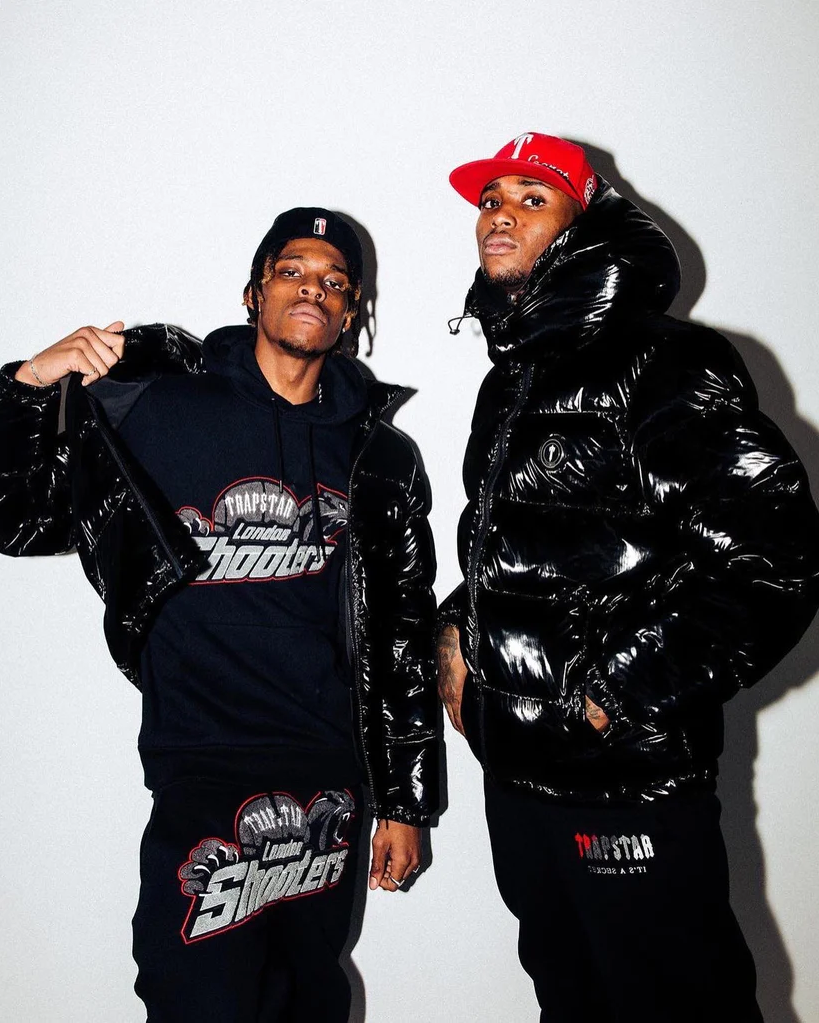 Trapstar Shooters Hoodie Tracksuit Black/Red